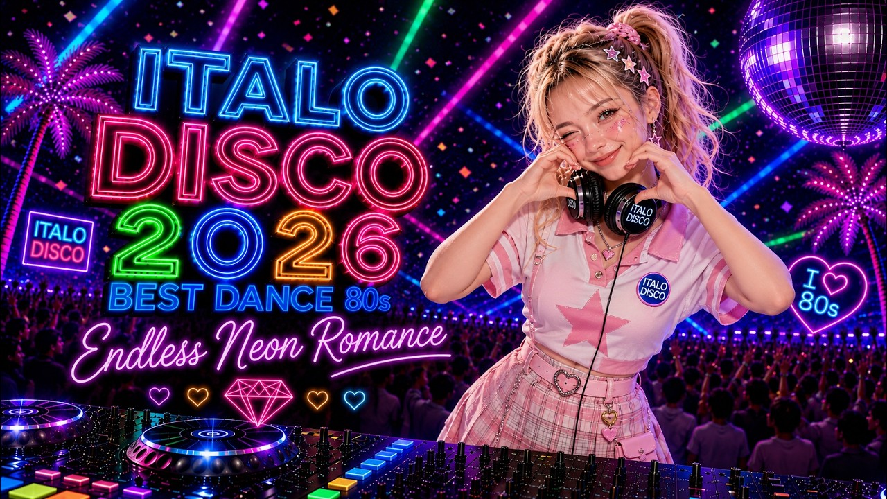 Italo Disco 2026 ✨ Endless Neon Romance | Ultimate Retro Dance