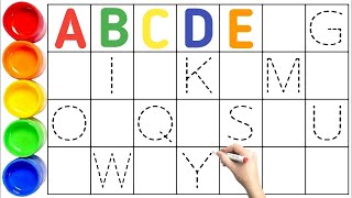 Special Learn to WRITE and DRAW ABCD in English | A to Z Alphabets | a for apple b for ball #abcd