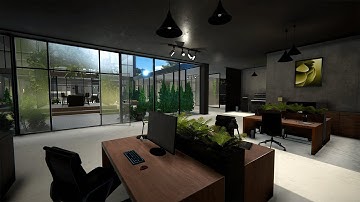 Modern Office 4. | Game-Ready Environment | Unity Engine