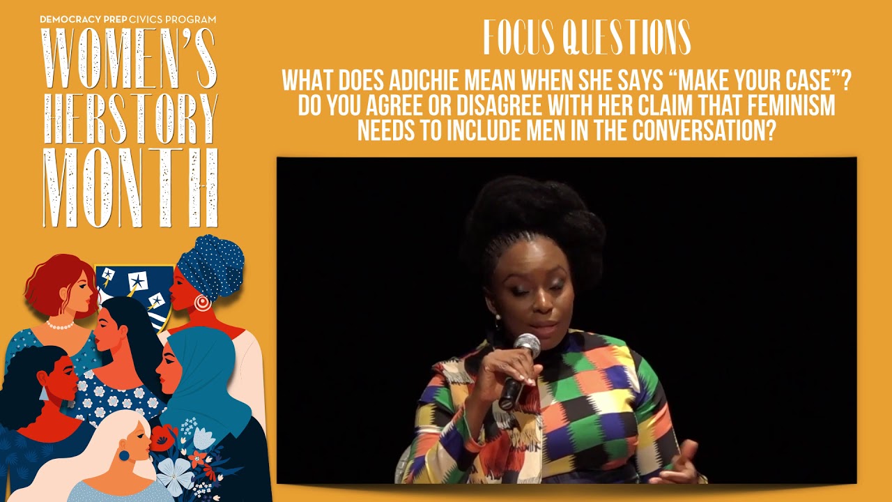 WHM VIDEO DISCUSSION 4 Chimamanda Ngozi Adichie on Feminism 