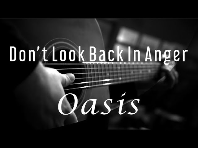 Don't Look Back In Anger - Oasis ( Acoustic Karaoke ) class=