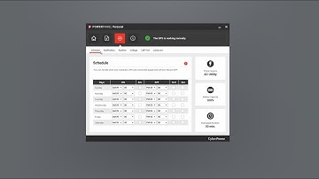 CyberPower PowerPanel Personal - Scheduled Shutdown and Restart