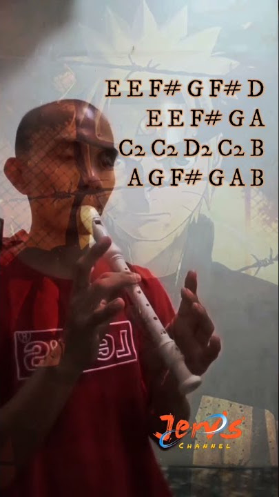 Fighting Rising Spirit Flute/Recorder Cover #naruto  #flute #recorder #tutorial #foryoupage #viral