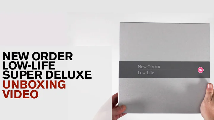 New Order / Low-Life super deluxe edition unboxed!