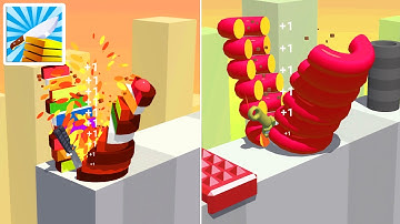 🆘🔪🔪 NEW KNIFE 🔪🔪 🆘  | Slice it All 😍 - Level 41-43 | Gameplay Walkthrought [ Android & iOS ]