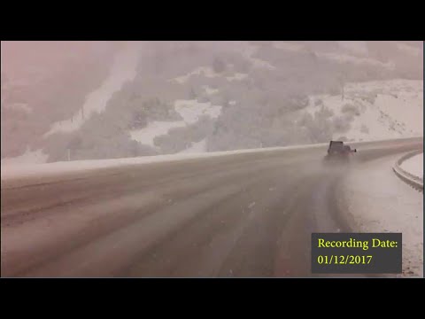 Harrowing video: Semi clips Utah snowplow, sends it plummeting 300 feet into canyon