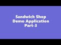 WPF | Sandwich Shop Demo POS Application  - pt 3 | HD 2020 | VS2019