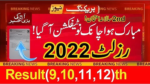 matric result 2022 Date, 9th class result 2022, 12th class result 2022, 11th class result 2022