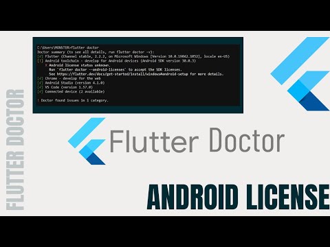 How To Fix Flutter Android License Status Unknown Problem | Android SDK