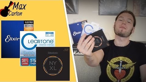 NYXL vs ELIXIR NANOWEB vs CLEARTONE • GUITAR STRINGS THAT LAST?