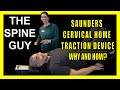 How to use the Saunders Home Cervical Traction Device for a pinched nerve.