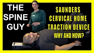 How to use the Saunders Home Cervical Traction Device for a pinched nerve.