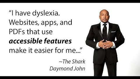 Accessible features make using technology easier for Shark Daymond John