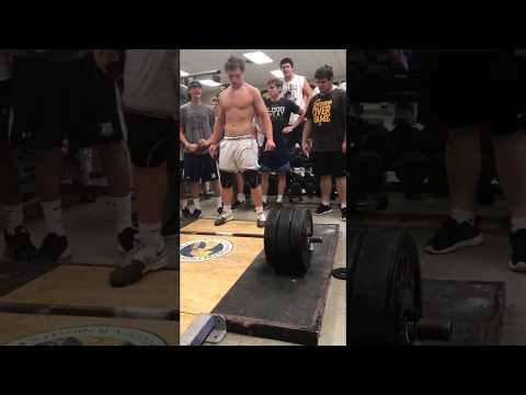 17 year old hang cleans 315