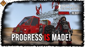 🚶 Space Engineers: Survival Reborn - We Are Making Progress! Small Grid Rover! #5