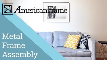 Assembling a Metal Picture Frame Tutorial