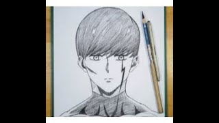 Amine Drawing How To Draw Mash Burnedead Easy Step By Step Mashle Drawing Tutorial