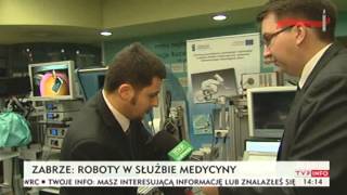 Zabrze: roboty w służbie medycyny (TVP Info, 13.12.2013)