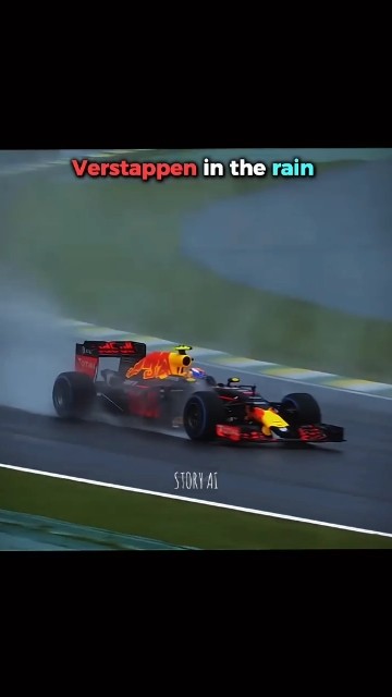 Max Verstappen DRIFTING an F1 Car in Rain Like a BOSS 🌧💀 #F1 #shorts #car