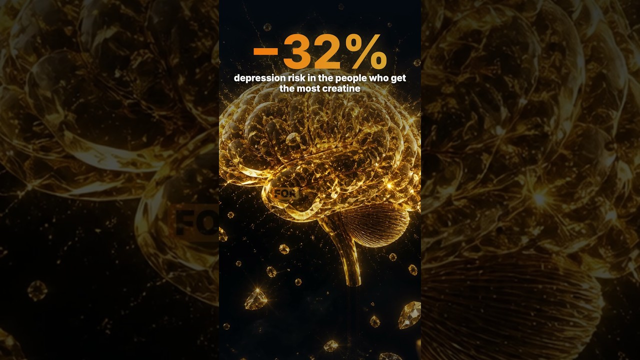 Creatine Isn't Just for Muscle: 32% Lower Depression Odds and a Real Memory Boost in the Data