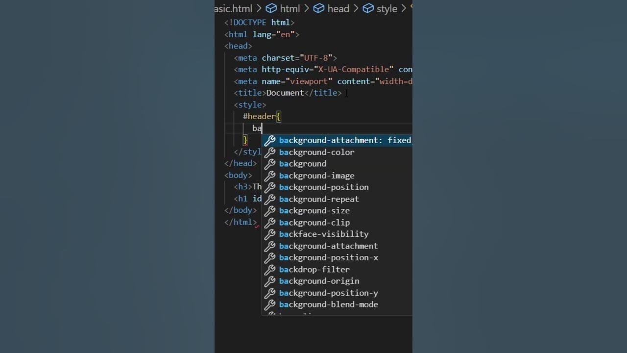 ids in html