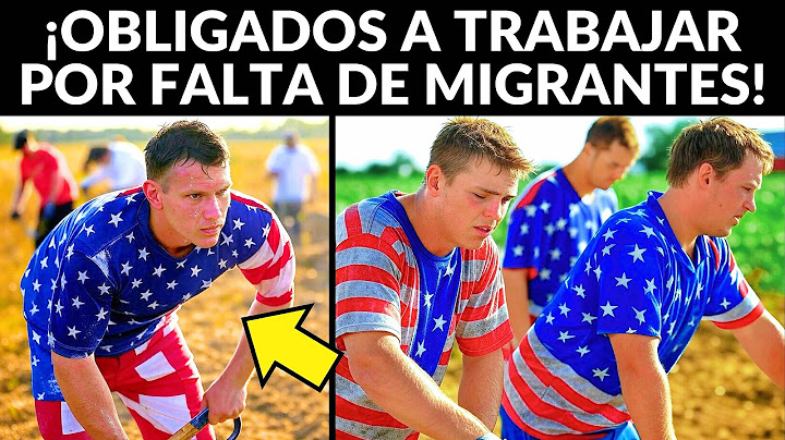 "No saben trabajar": Captan estadounidenses realizando el trabajo de los migrantes