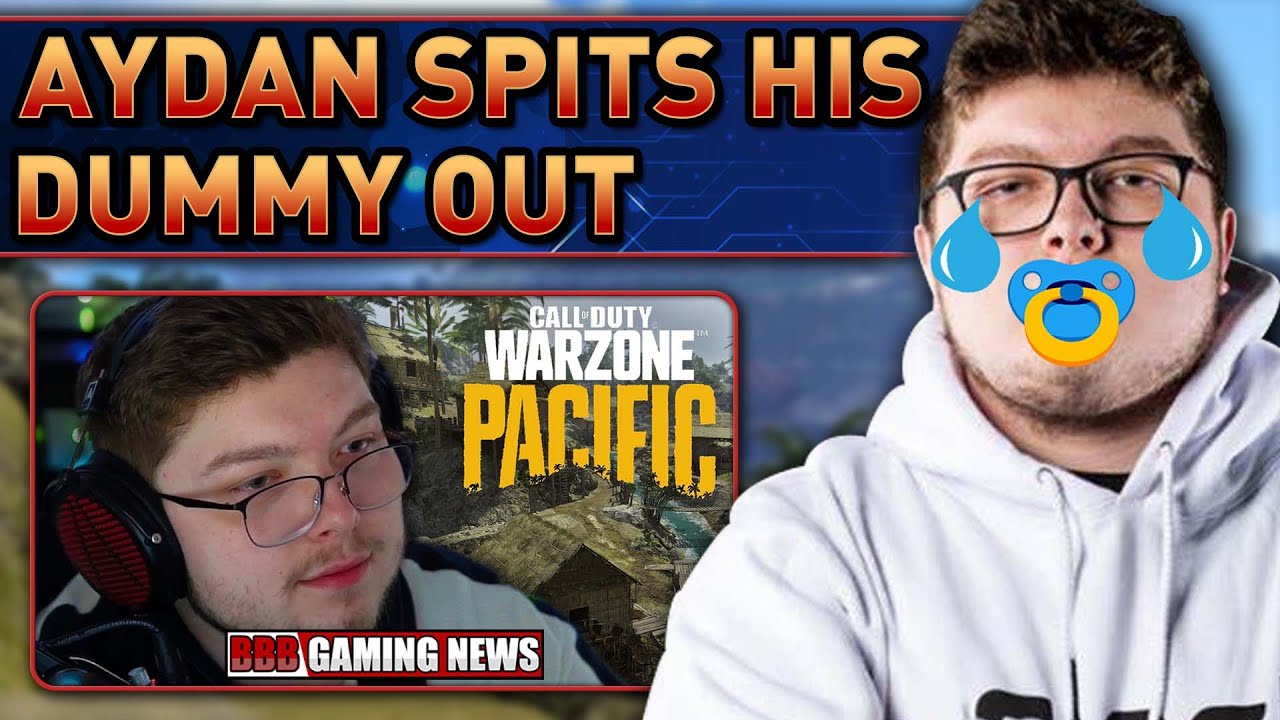 AYDAN CRYING OVER WARZONE PACIFIC - BBB GAMING NEWS