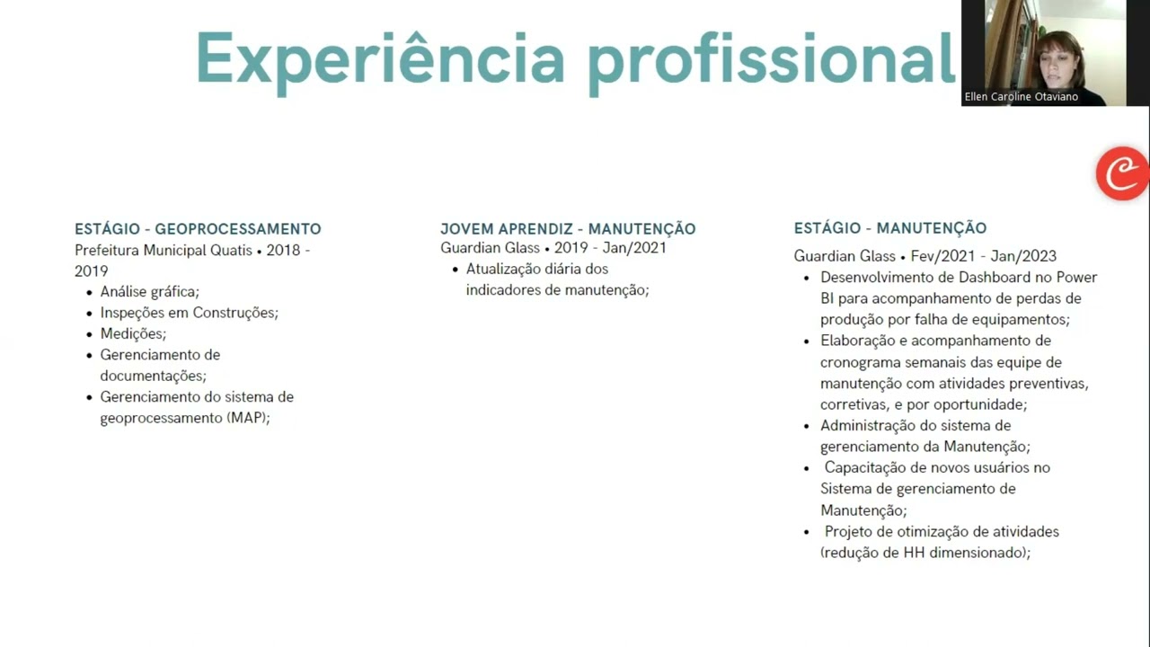 Apresentação Ellen Caroline - Assistente de planejamento