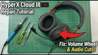 HyperX Cloud III repair - no sound in L/R speaker (Step-by-Step Guide)