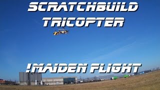 Thrust Vectoring TriCopter! 7. MAIDEN FLIGHT! :)
