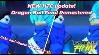 NEW update in Dragon Ball Final Remastered! Goku and Vegeta in HTC minigame!