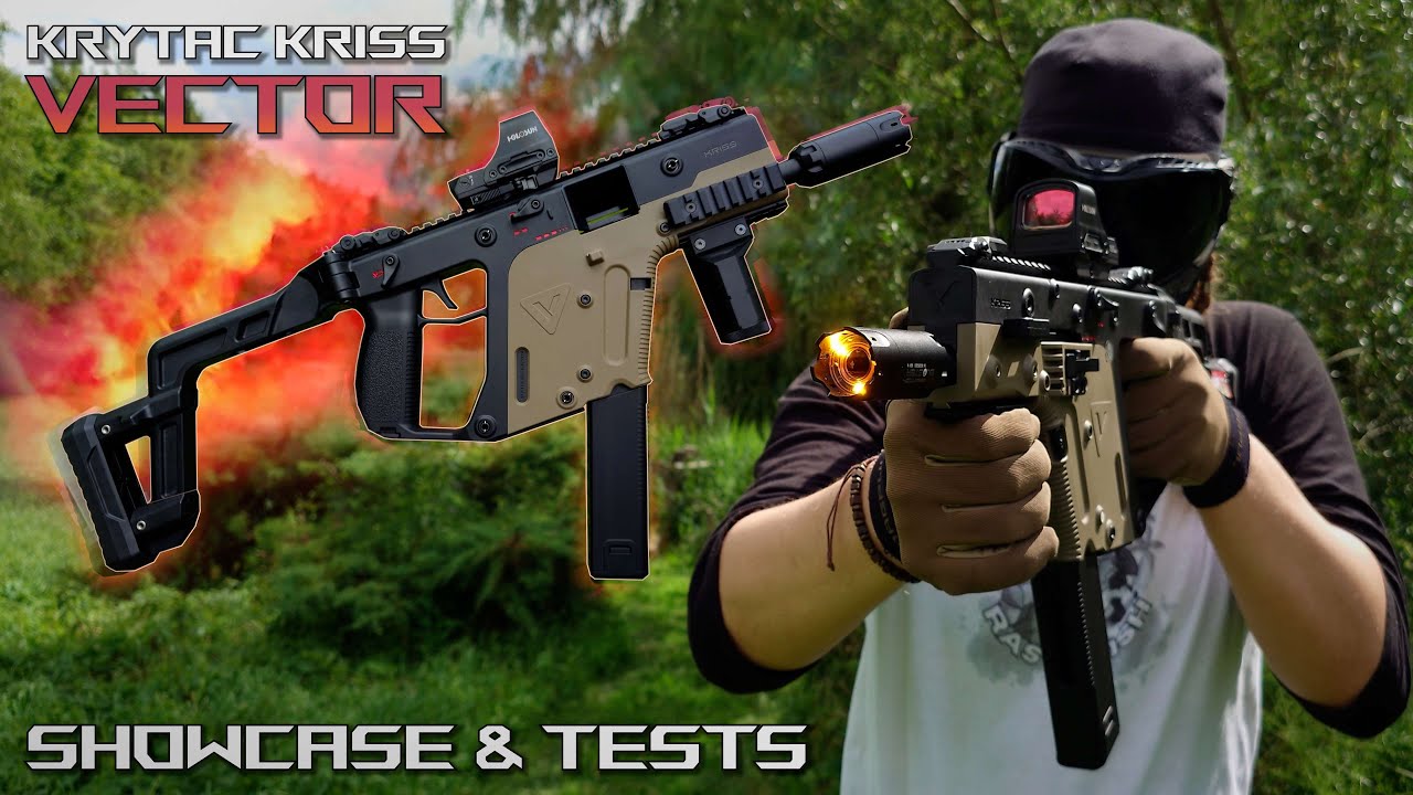 トイガン KSC kriss Vector gbb Krytac x KRISS Vector Gas Blowback Airsoft GBB SMG (Color: Black