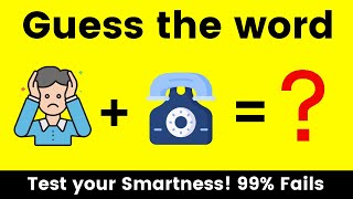 Guess the Word | Solve Riddle Puzzle | Emoji Challenge screenshot 5