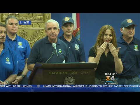 Mayor Carlos Gimenez Gives Latest Update Following Hurricane Irma