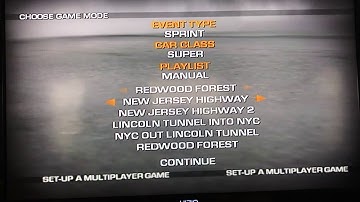 NFS: The Run (Wii) - Multiplayer - Redwood Forest