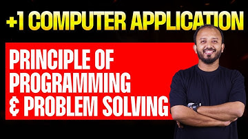 Plus one Computer application 3. Principle of Programming and Problem Solving | Eduport Plus one