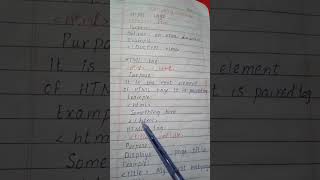 Chapter 5 | Designing Website HTML elements tag list lesson 1