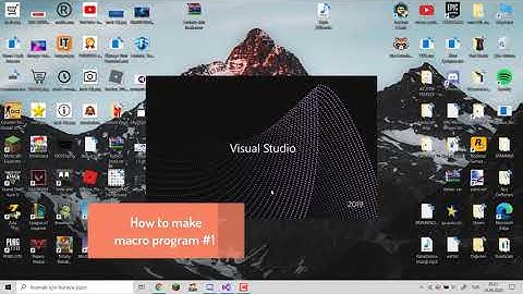 Visual studio making macro program #1 | VB.NET