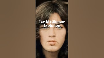 The Evolution of David Gilmour #pinkfloyd