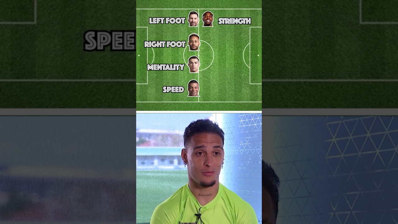 Antony builds the perfect footballer 💯