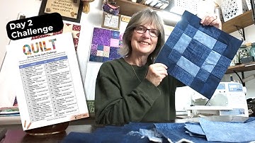 Transformeer je reststof! Eenvoudig monochroom QAYG antiek tegelblok (30-dagen challenge dag 2)