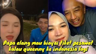 Queenny mau ke Indonesia lagi dan pesawatnya dibiayai papa elang.