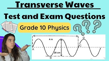 Transverse Waves Grade 10 Physics Test and Exam Questions