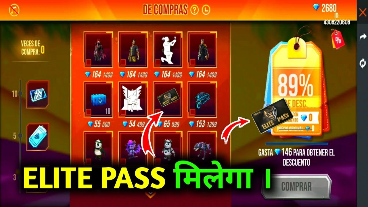 ELITE PASS DISCOUNT EVENT 😱 |MYSTERY SHOP|