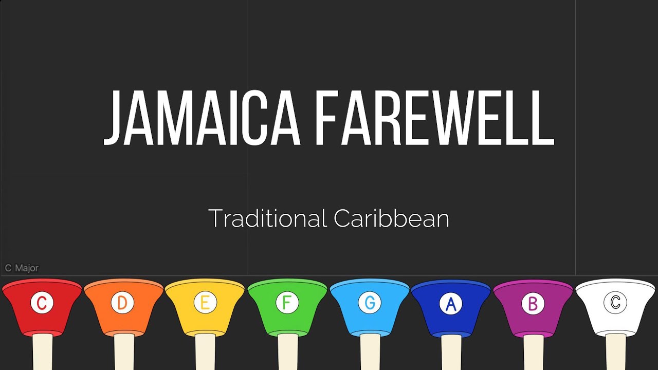Jamaica Farewell Handbells Play Along