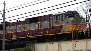 I Was Filming a CSX Train and a BNSF Train Came By! WWoT Car Back After 1 Year! CP Heritage Unit!