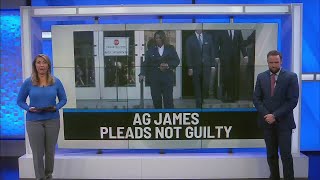 NY AG pleads not guilty in bank fraud case