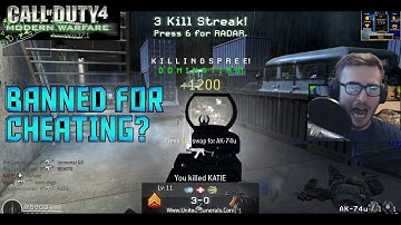 I Got Banned On CoD 4 For Cheating? I Think...