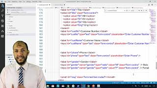 46 Nodejs MVC Knockout Project FrontEnd Complete Add Customer Form