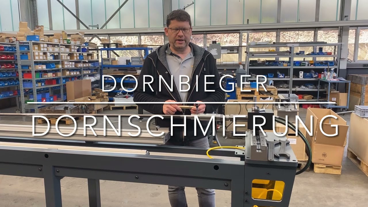 Dornbieger Dornschmierung